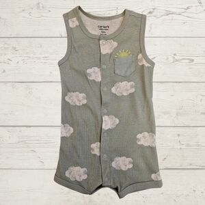 Carter's Sun & Cloud Romper- size 12m